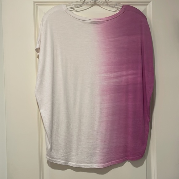 Vince pink and white ombré Cocoon top, size xxs, very roomy, lightly worn - Picture 3 of 3
